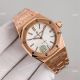 JH Factory Copy Audemars Piguet Royal Oak Women 37mm Cal.3120 Watch Rose Gold Blue Dial (2)_th.jpg